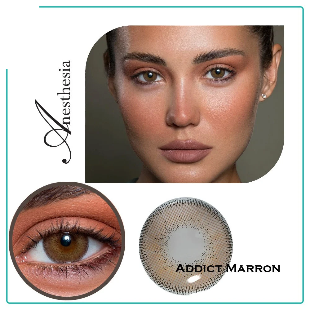 أنستازيا عدسات لاصقة تجميلية ملونة – عرض 1+1 مجاناً