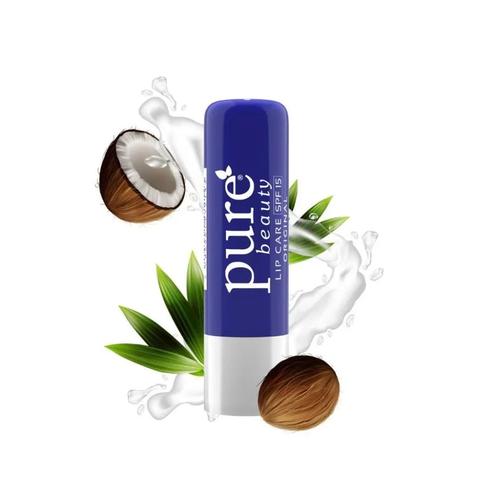 Pure Beauty Lip Balm Original SPF 15 Coconut Flavor - 4.5g