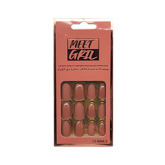 Matte Girl Premium Nail Series No. 06 with Glue - 24 Nails