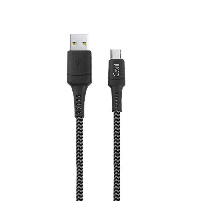 قوي - كيبل مايكرو بلس 150 سم قماش - Goui-Micro Plus USB Cable