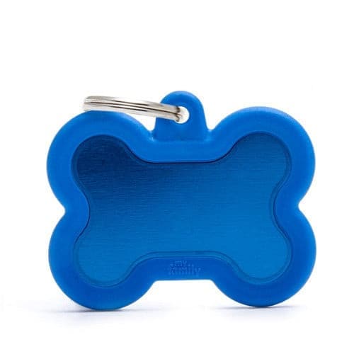 Small bone pendant - blue