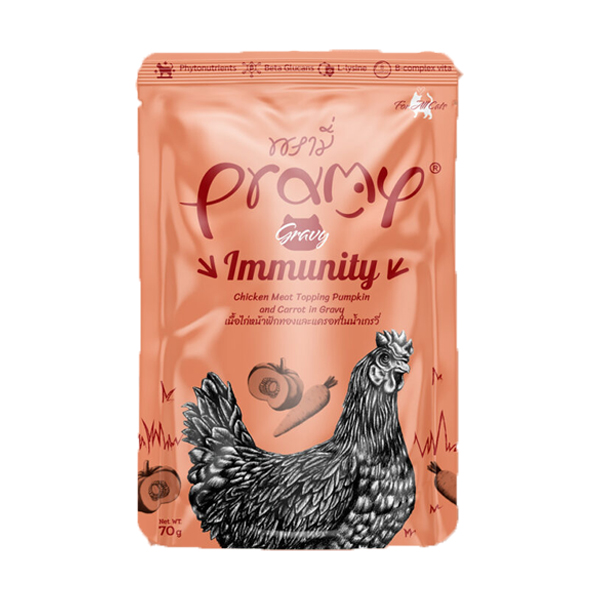 Brami Cat Food Chicken with Pumpkin and Carrots in Gravy 70g