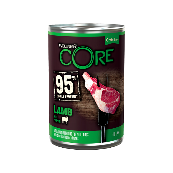 Wellness Core Wet Food 95% Single Protein Lamb with Pumpkin for Dogs 4