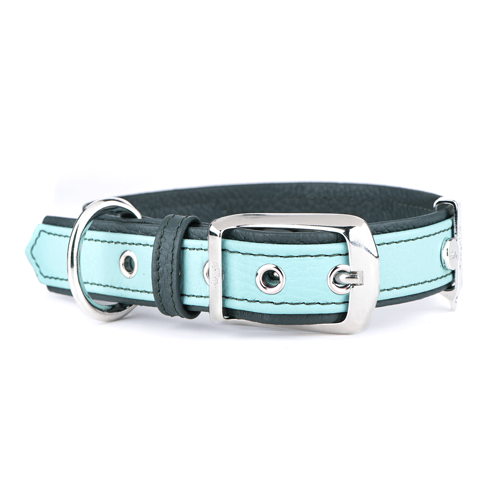 My Family Firenze Green Leather Collar