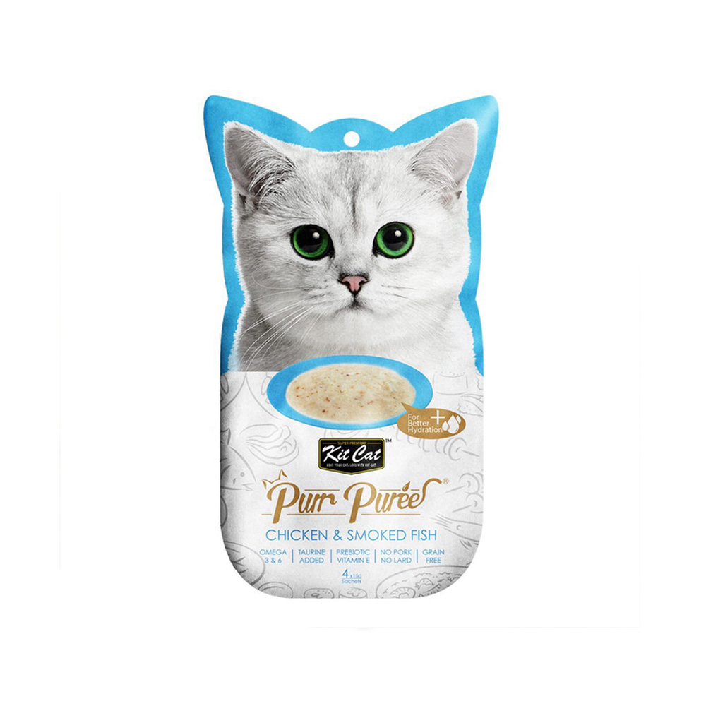 Kit Kat Reward Chicken & Smoked Fish Mash 15g x 4 Sachets
