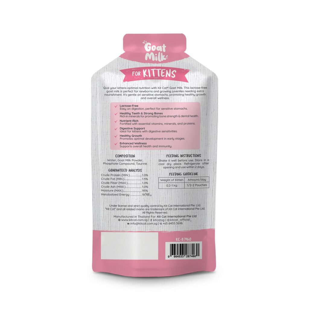 Kit Cat Goat Milk For Kittens 300ml ( 6 X 50ml )