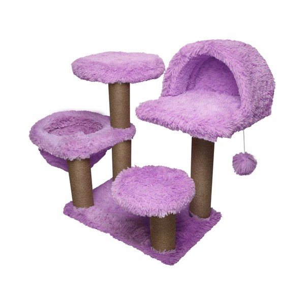 Flyn Go Two-Story Cat Bed Treehouse and Scratcher