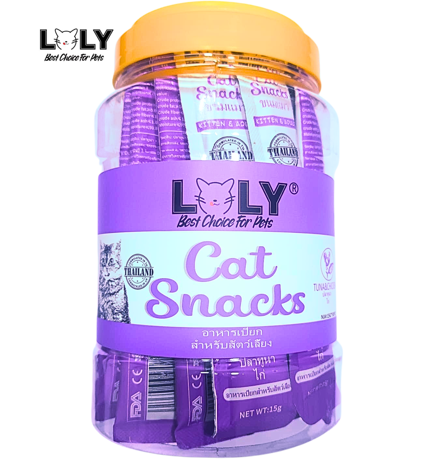 لولي كات مكافآت بالتونا والدجاج (30×15g)