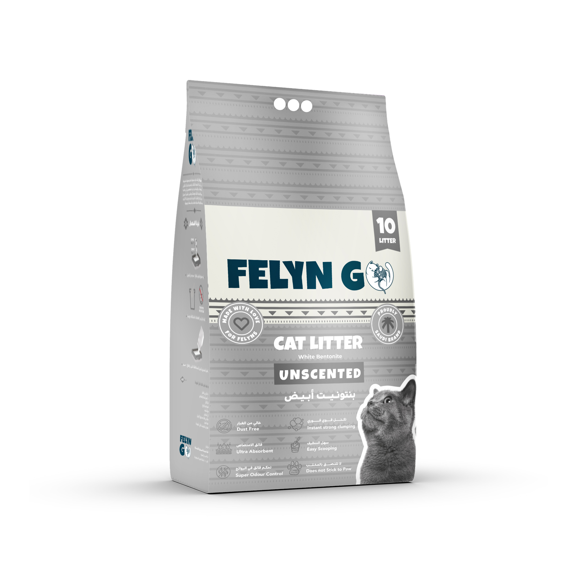 Villain Go Roll Bag Odorless Cat Litter
