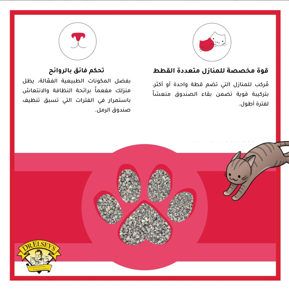 رمل بالأعشاب الطبيعية والتكتل القوي للقطط ــ د.السيز