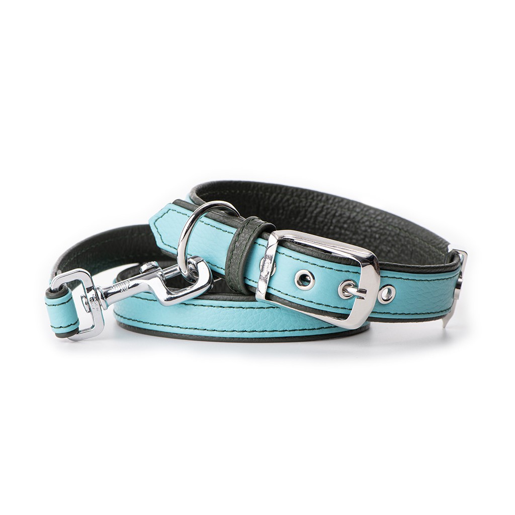 My Family Firenze Green Leather Collar