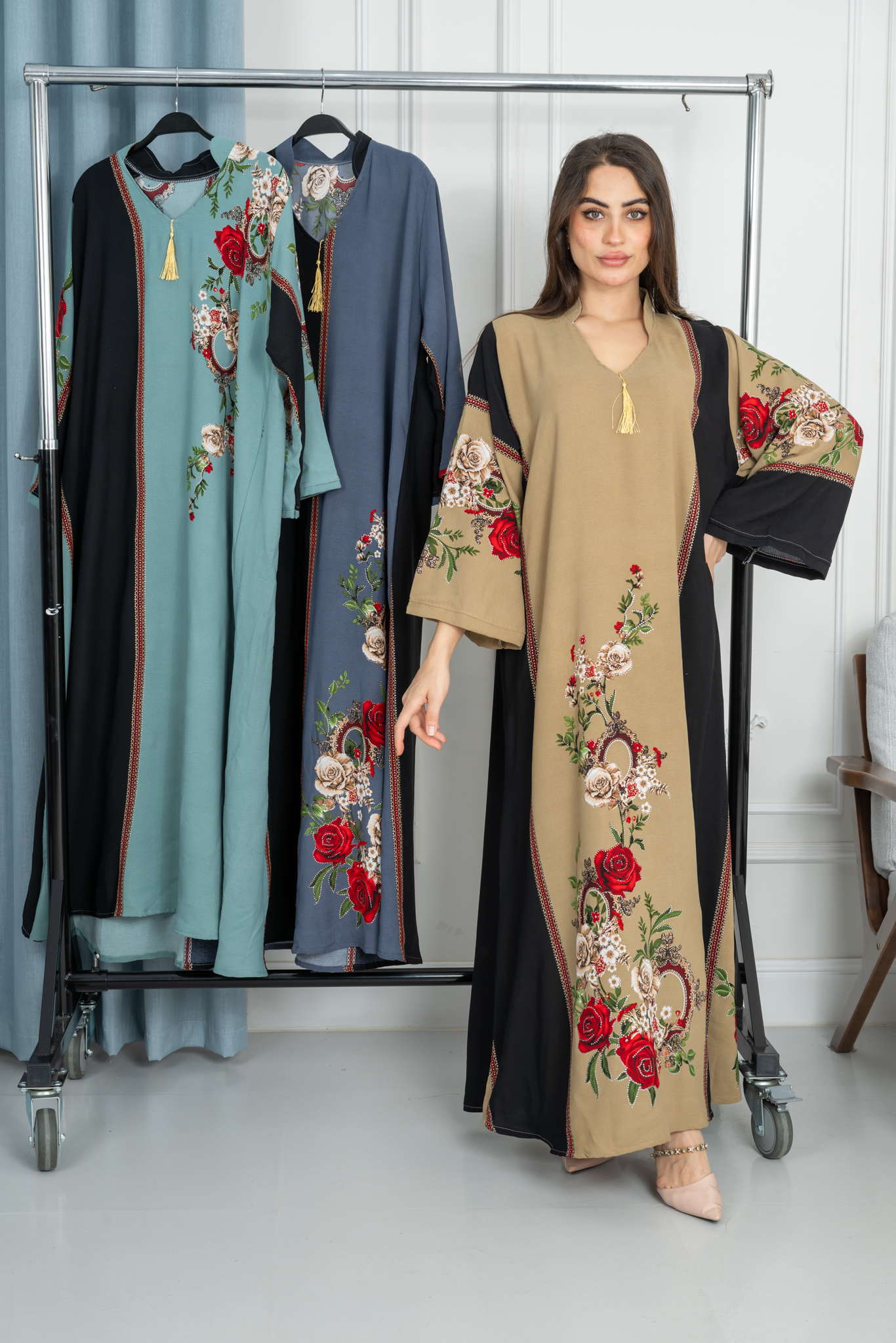 جلابية نسائية قطن طبي