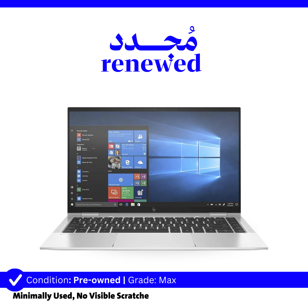إتش بي مجدد - كمبيوتر محمول EliteBook 840 G6 بشاشة FHD مقاس 14 بوصة، ومعالج Intel Core i7 وذاكرة وصول عشوائي DDR4 سعة 16 جيجابايت/الجيل الثامن/محرك أقراص SSD سعة 512 جيجابايت/نظام التشغيل Windows 10 Pro