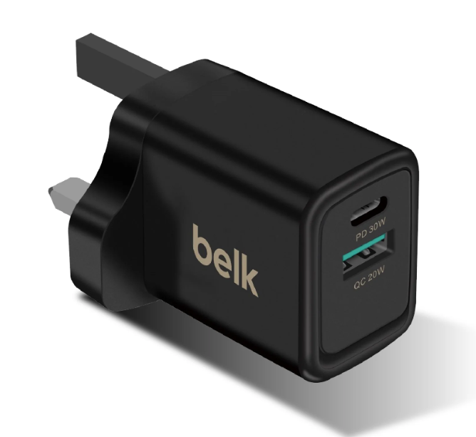 Belk - 20W PD+QC wall charger supports fast charging
