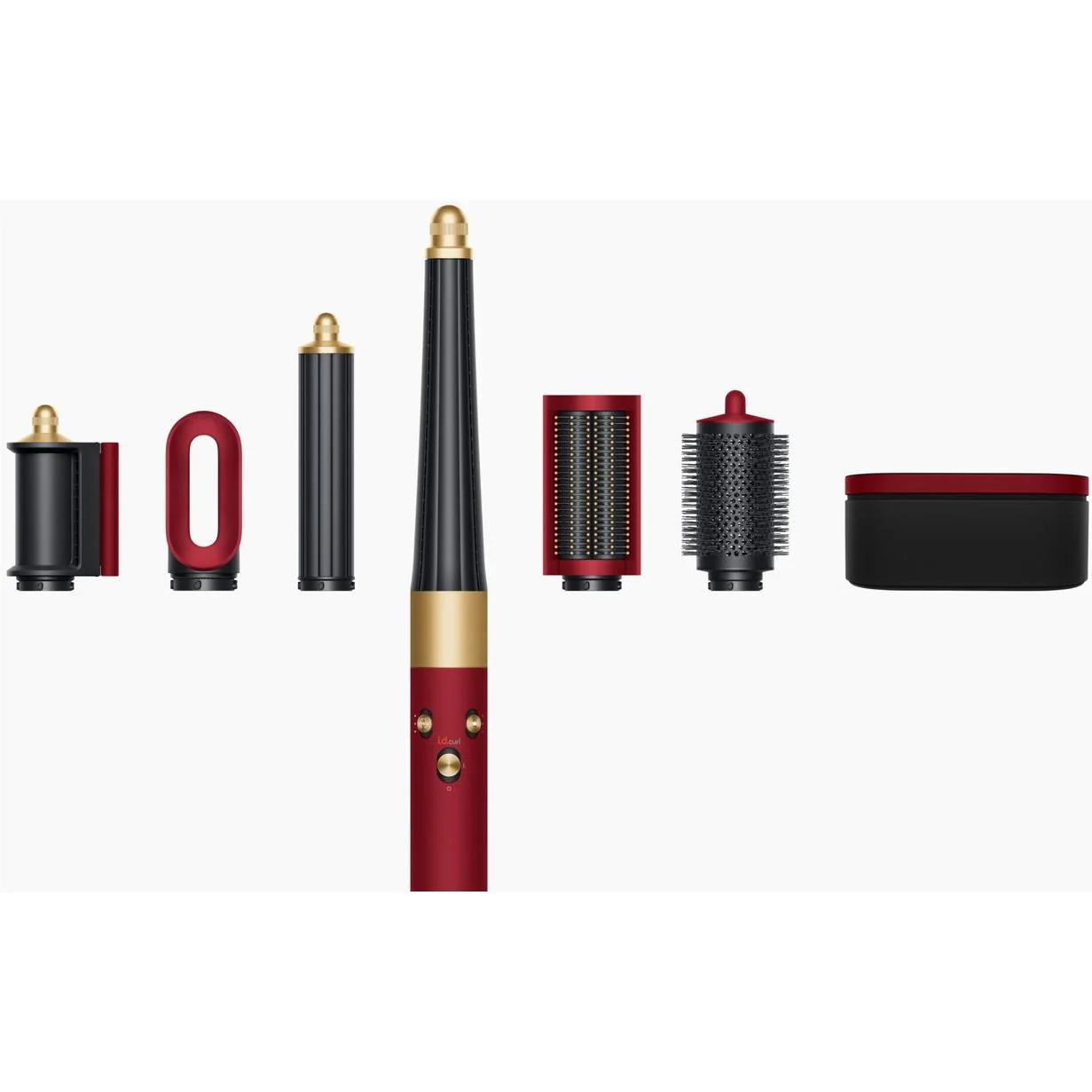 新品未開封　Dyson Airwrap Complete レッド Dyson Airwrap HS08 i.d Multi-Styler And Dryer Straight+Wavy Red