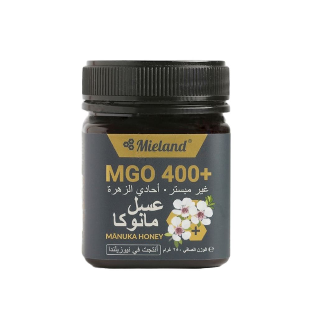 عسل المانوكا النيوزلندي ( +400 MGO ) ربع كيلو من Mieland