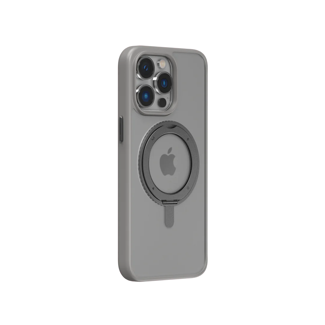 MOMAX IPHONE 15 SERIES CASEFORM ROLLER MAGNETIC CASE -GREY