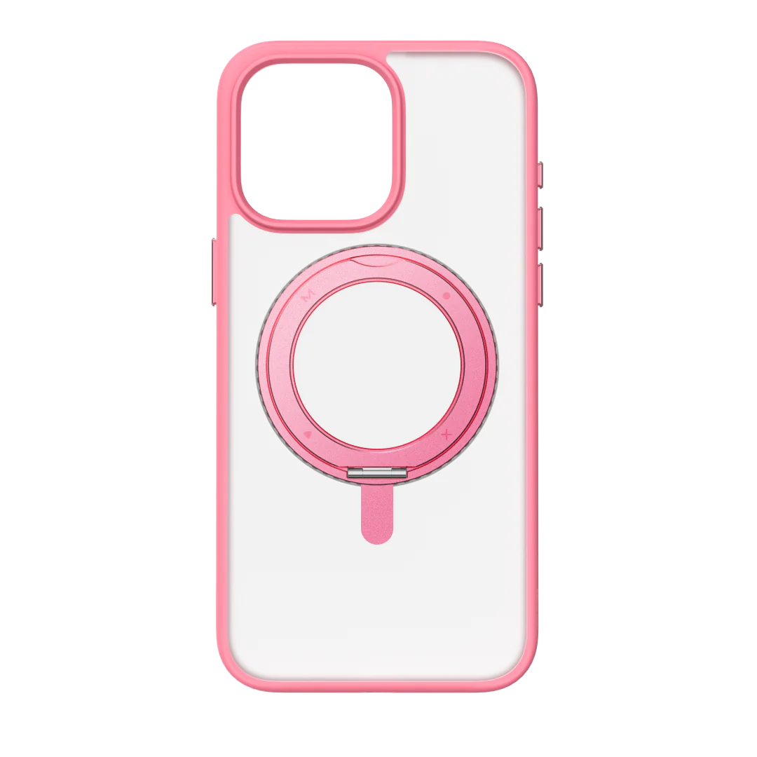 MOMAX IPHONE 15 PRO CASEFORM AMOUR ROLLER MAGNETIC CASE -PINK