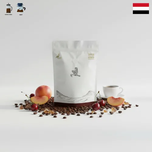 محصول قهوة يمني (حراز ) المعالجة ( لا هوائية )