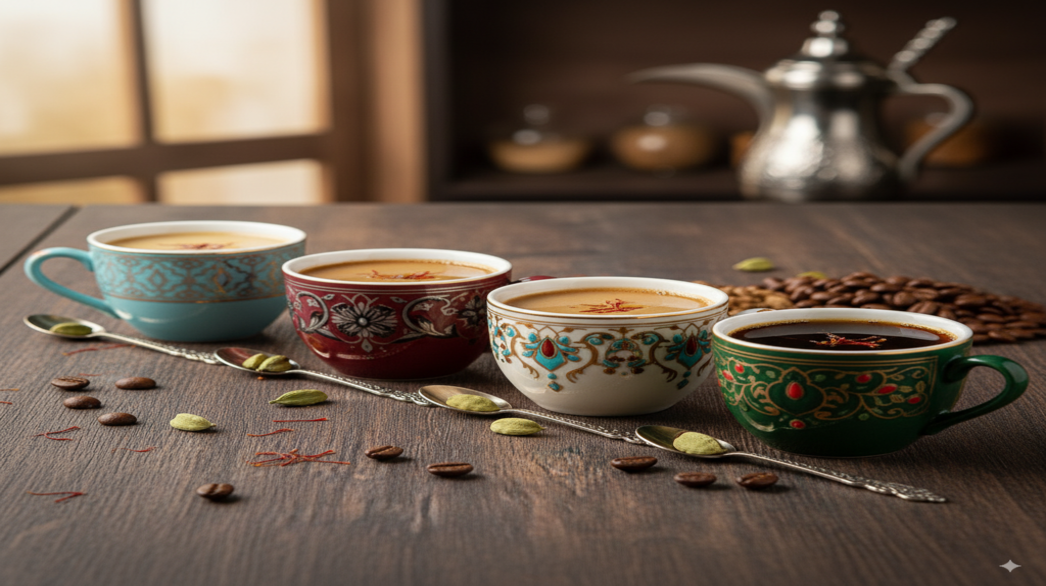 Arabic coffee section