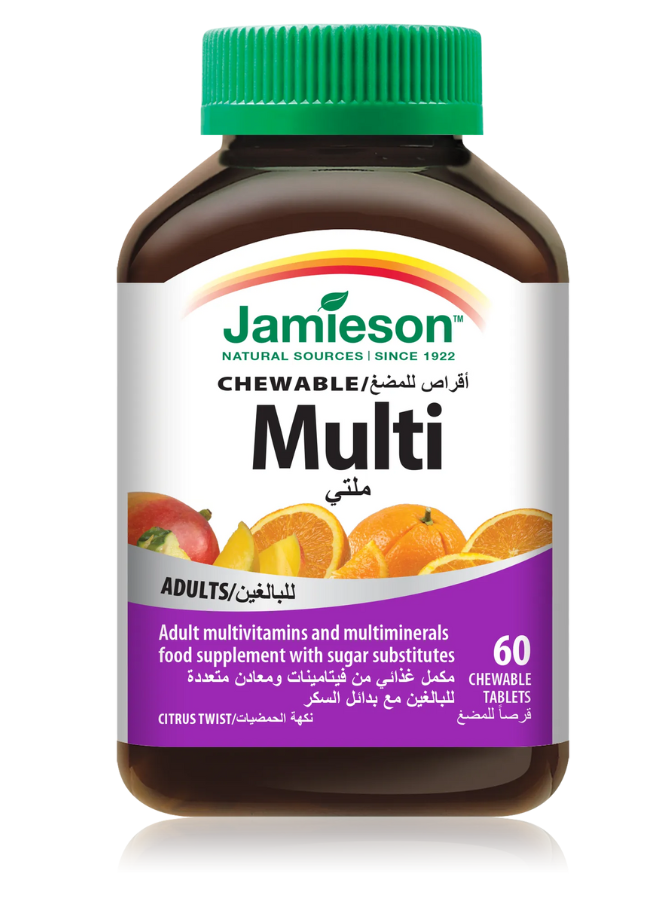 JAMIESON ADULT MULTI CHEWABLE 60's