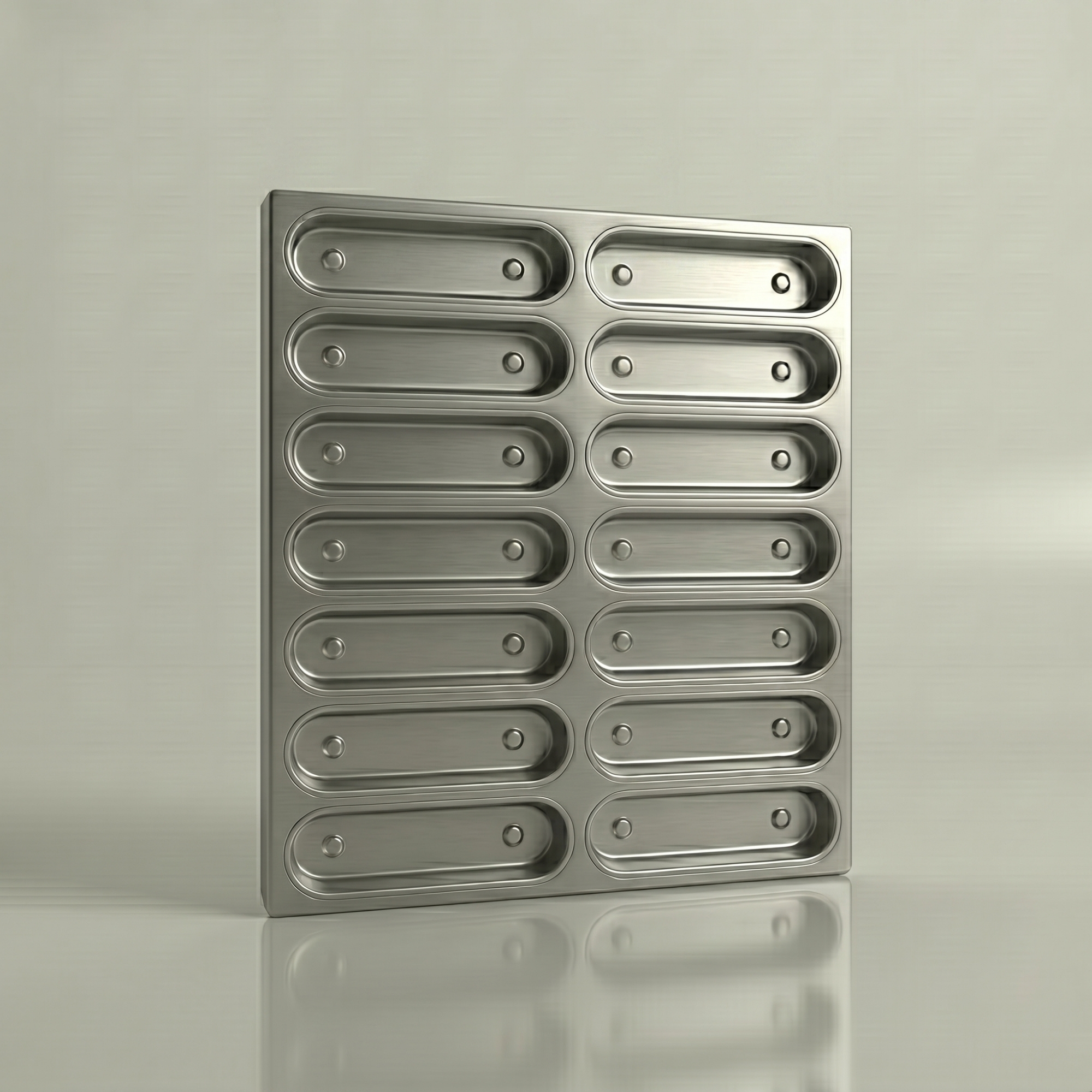 Teflon Baguette Baking Tray 40x60 cm with 14 Cavities
