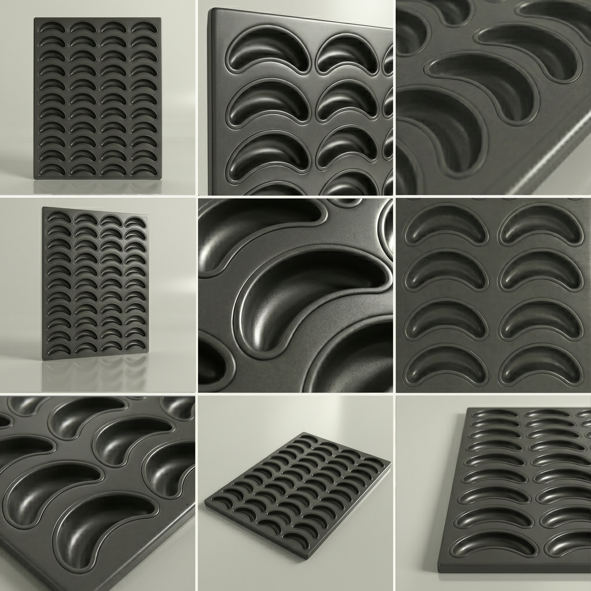 Non-Stick Mini Croissant Baking Sheet for Commercial Use