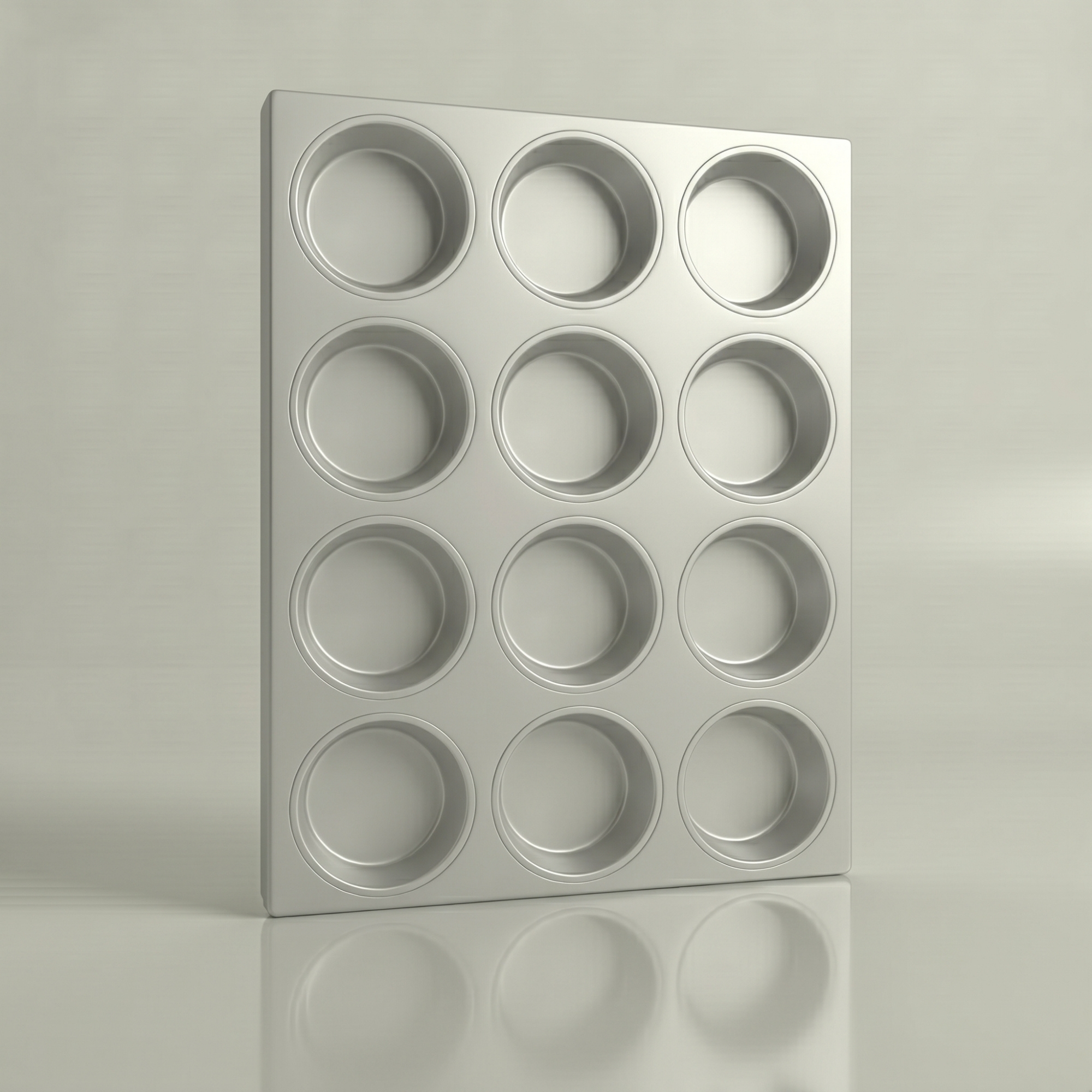 صينية خبز برجر ألومنيوم 40×60 سم قطر 12 سم