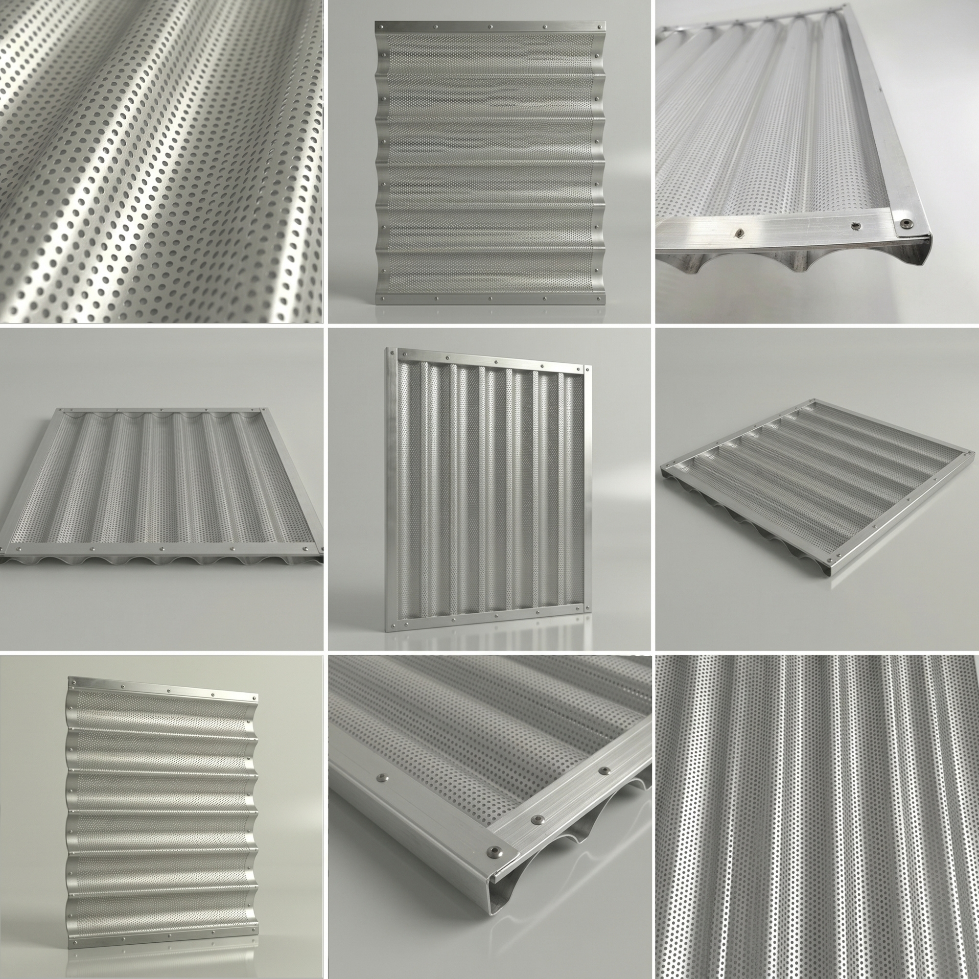 Commercial Baguette Baking Tray 40x60 cm Aluminum