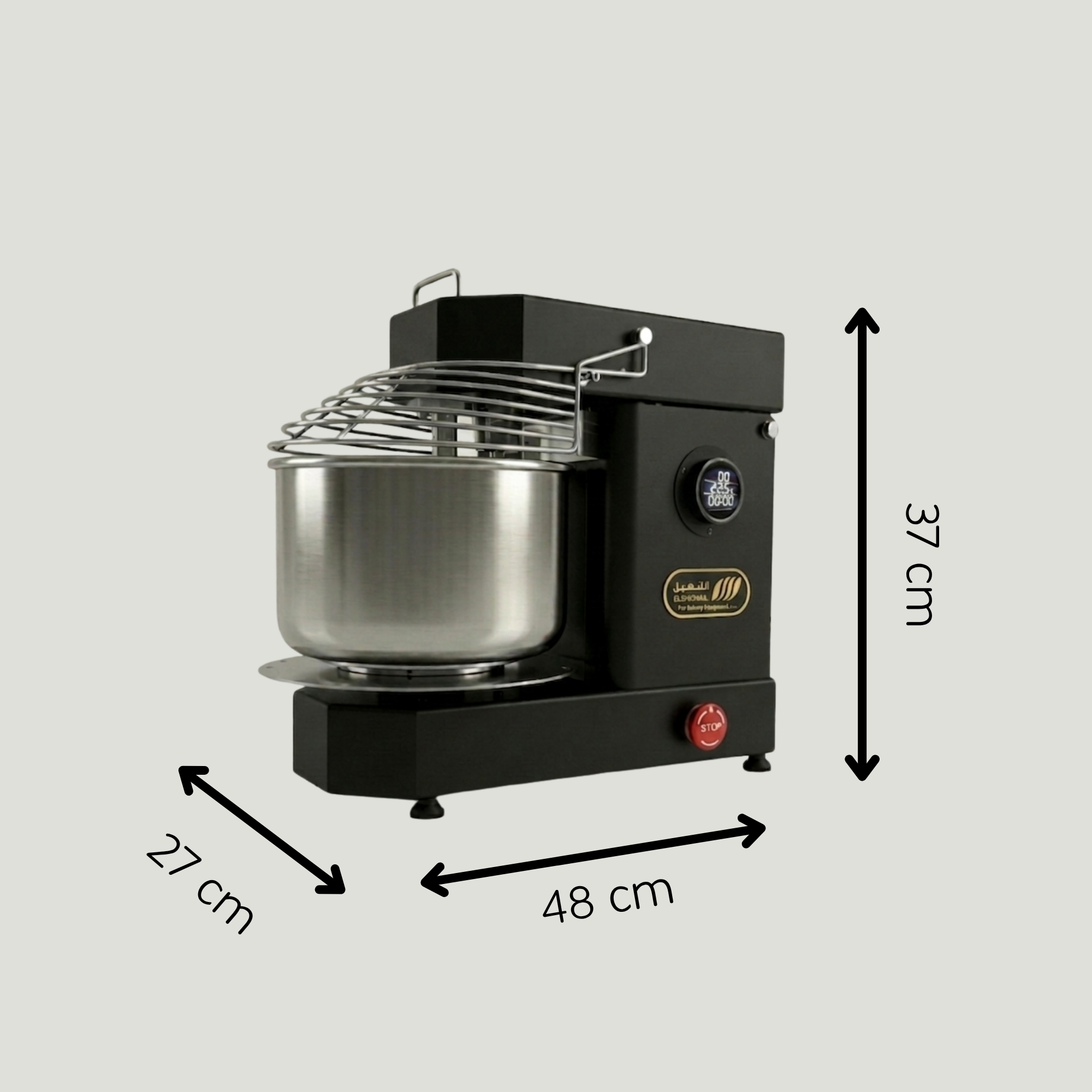 5L Removable Bowl Dough Mixer