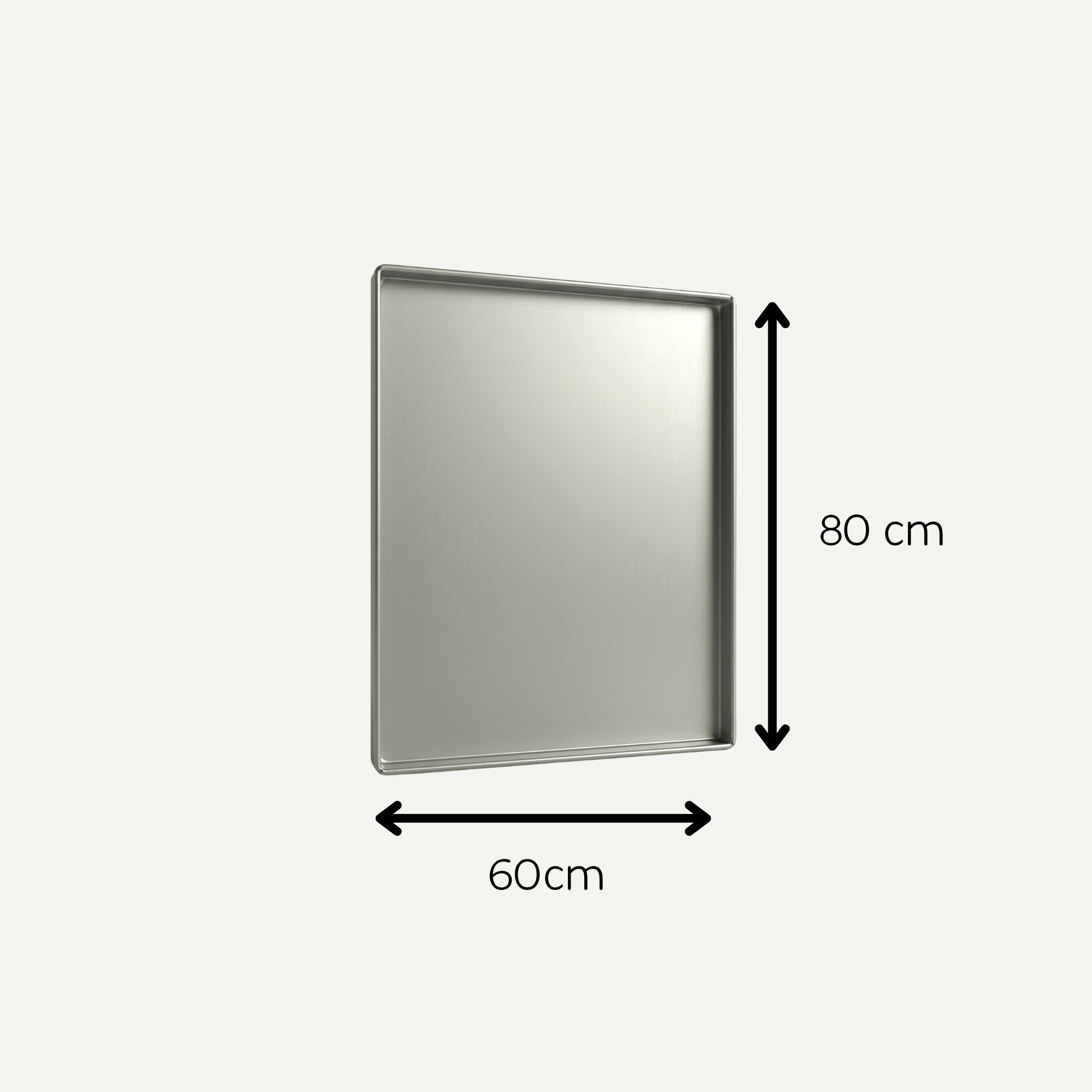 صاج فرن ألمنيوم احترافي مقاس 60×80 سم