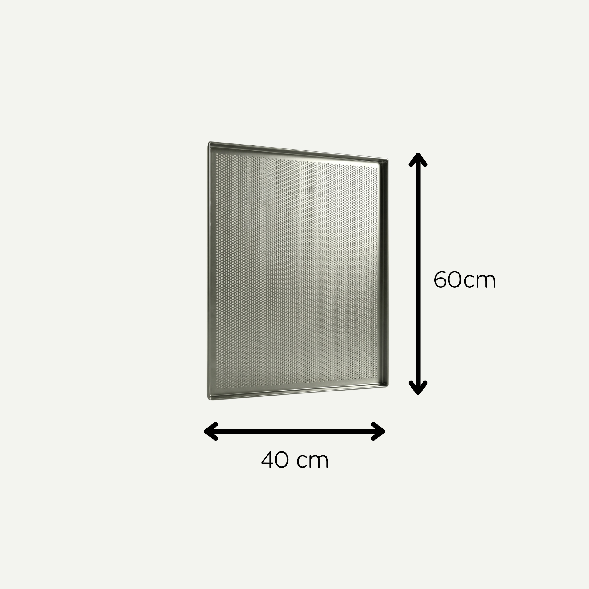 Commercial Perforated Aluminum Baking Sheet 40x60 cm
