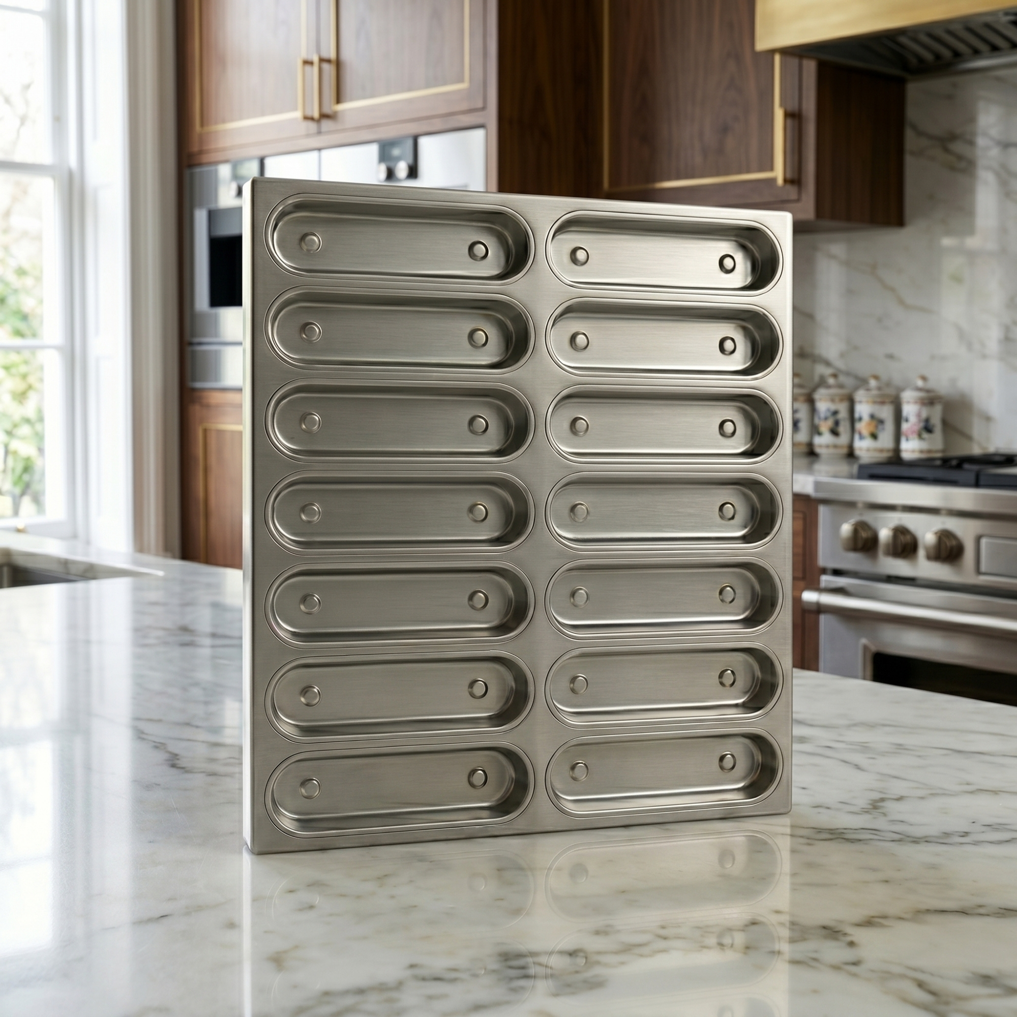 Commercial Baguette Baking Tray with Even Heat Distribution