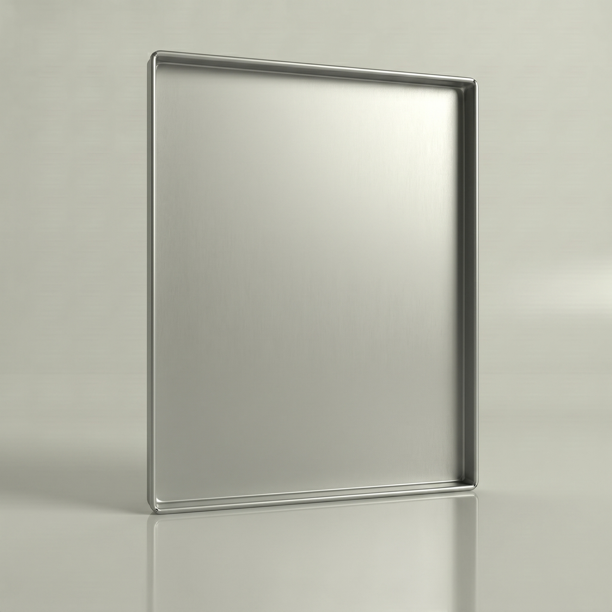 صينية ألمنيوم سادة 60×80 سم للمخابز والمطاعم
