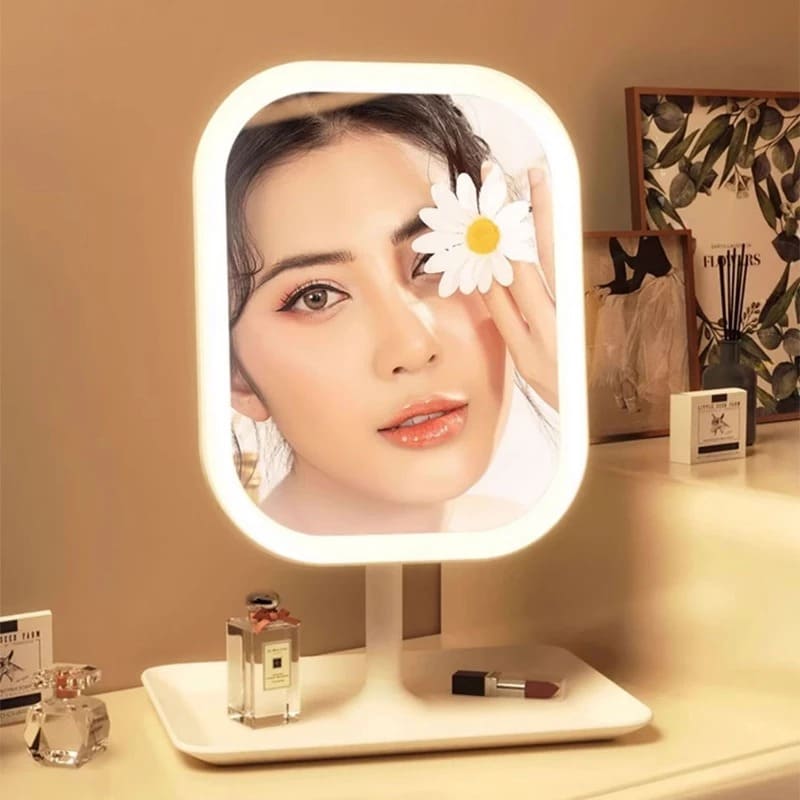 مرآة مكياج LED مضيئة احترافية بتصميم بالوني