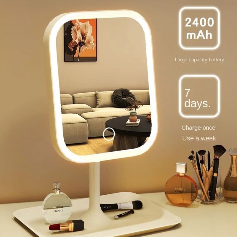 مرآة مكياج LED مضيئة احترافية بتصميم بالوني