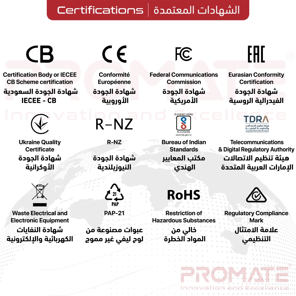  بروميت مكبر صوت لومي بار لاسلكي 10 واط TWS بإضاءة LED 