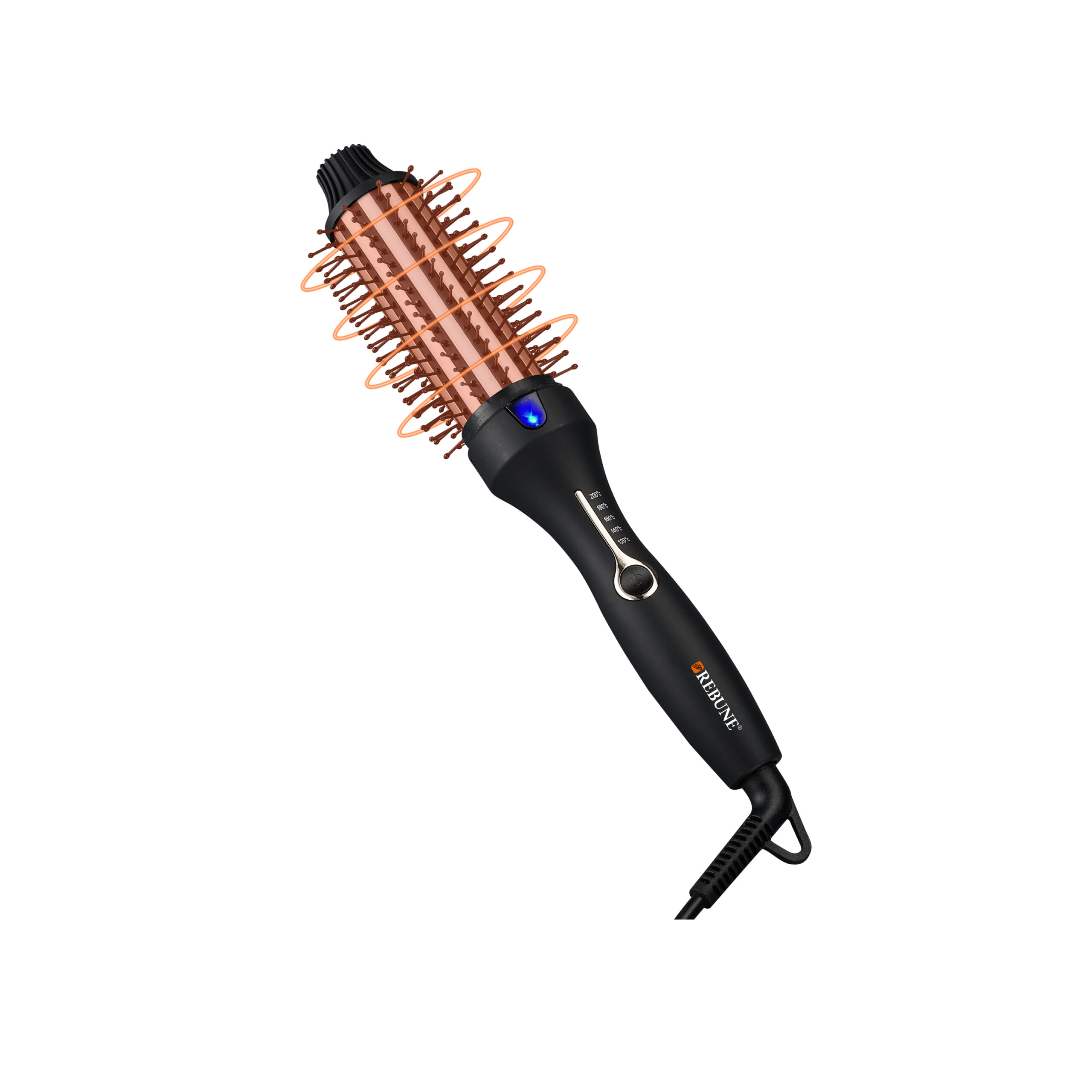  ريبون فرشاة شعر حرارية كوايت 45 واط - 5 درجات حرارة - اسود  