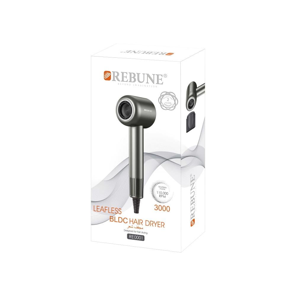  Rebune BLDC Air Hair Dryer with 1600W Power 