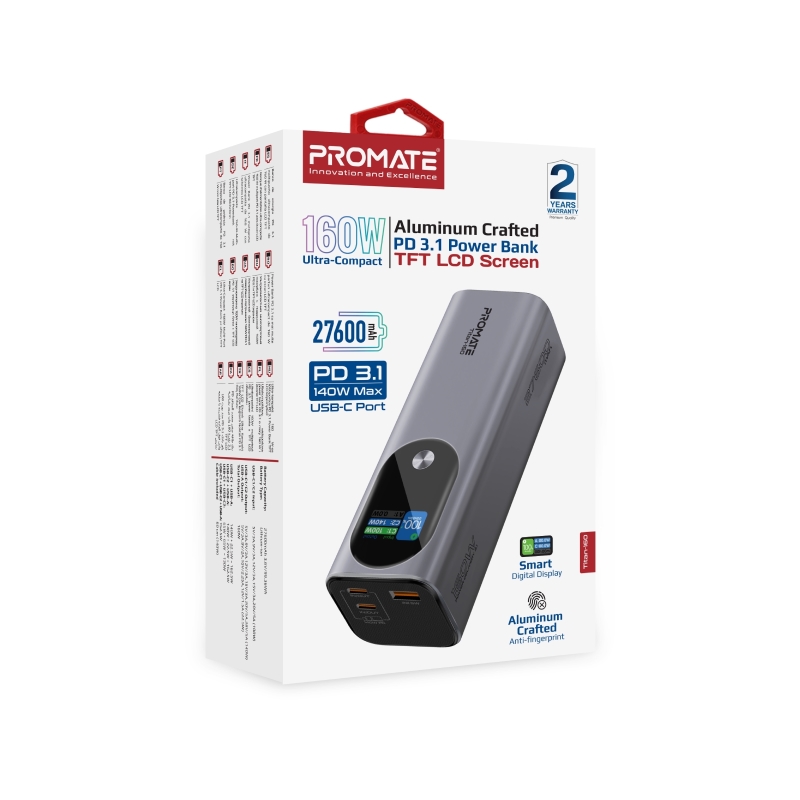  بروميت بانك طاقة 27600mAh 160 واط – متعددة الاستخدامات 