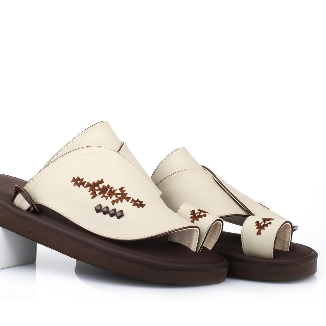 Genuine leather slipper