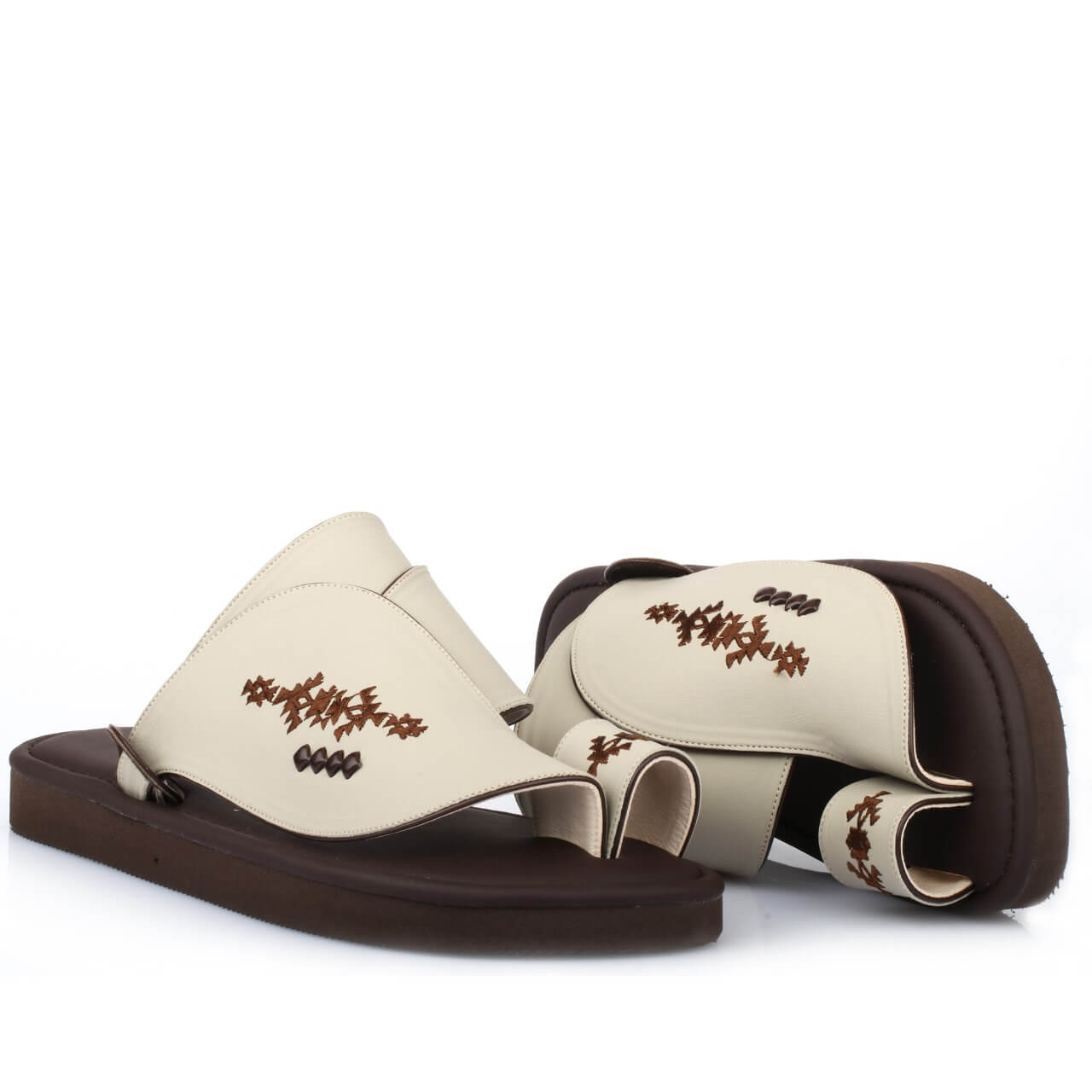 Genuine leather slipper