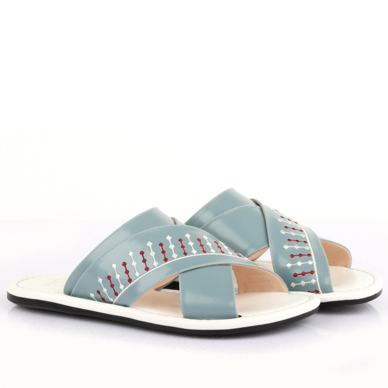 Genuine leather slipper