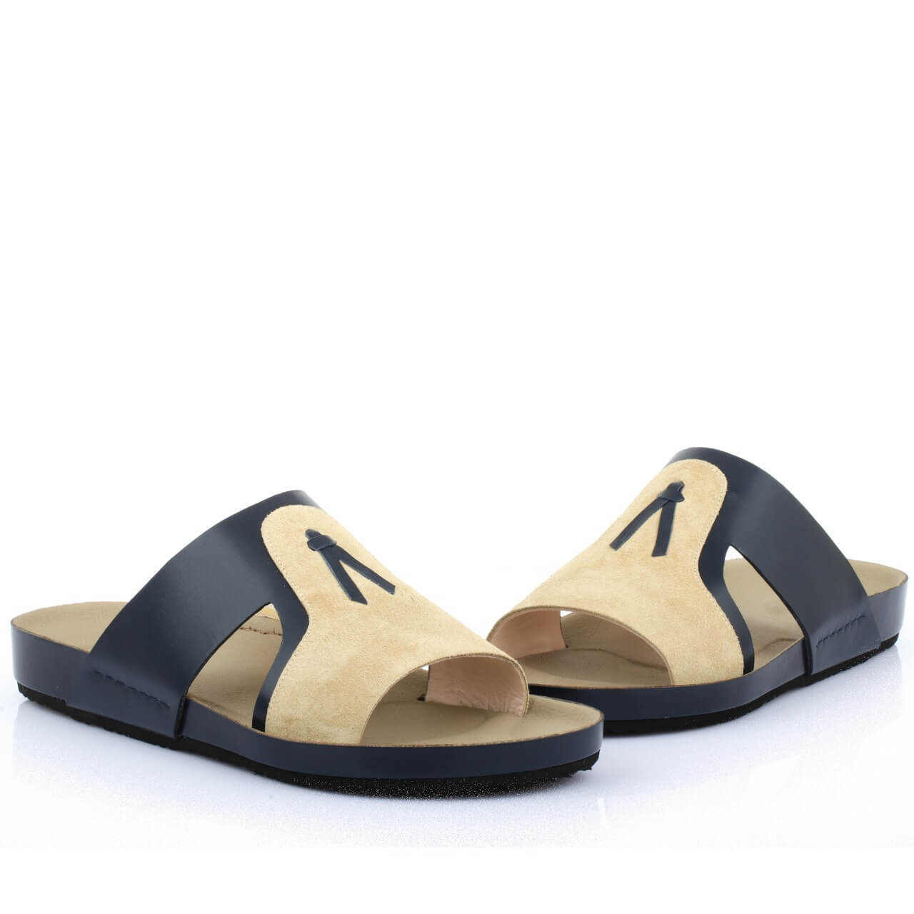 Genuine leather slipper