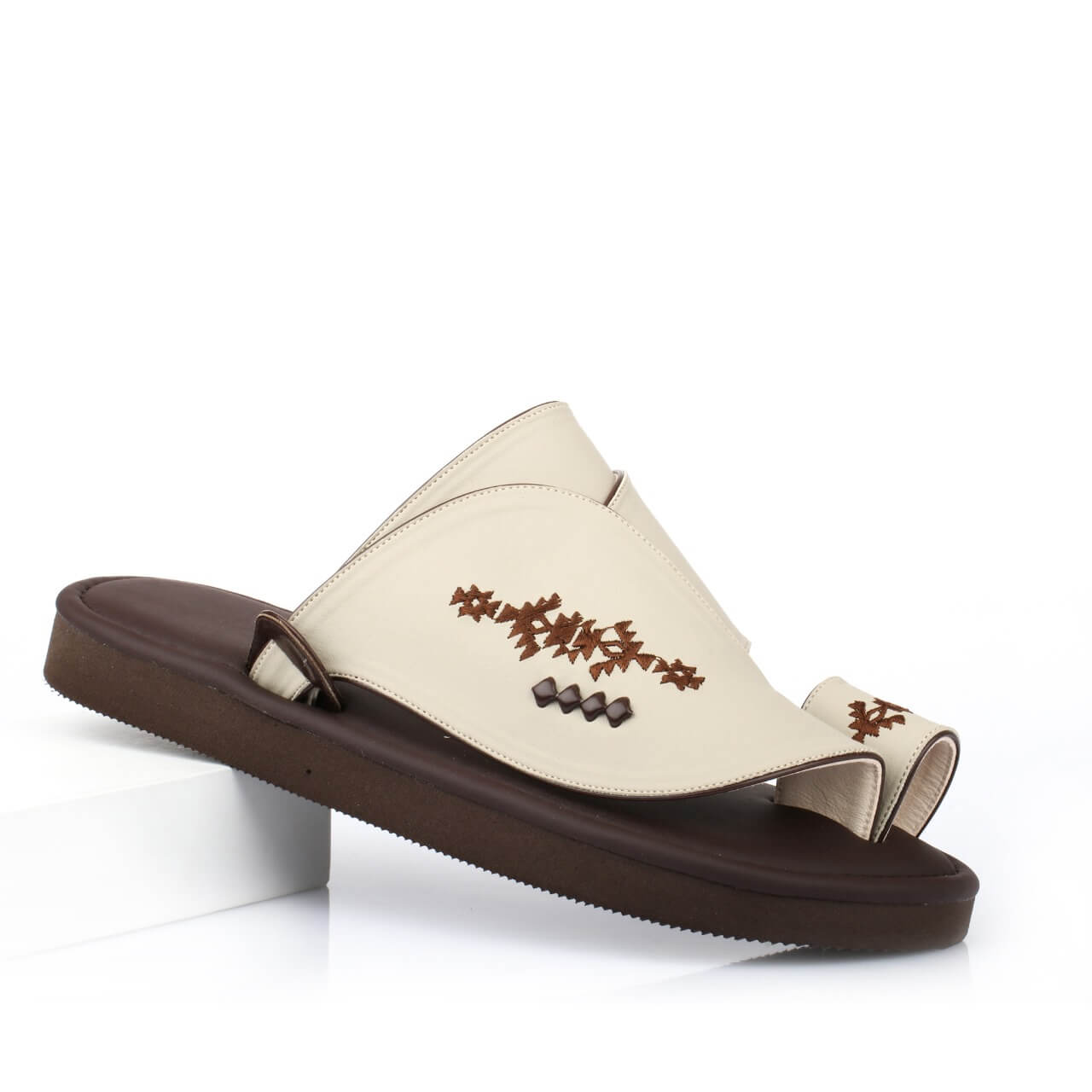 Genuine leather slipper