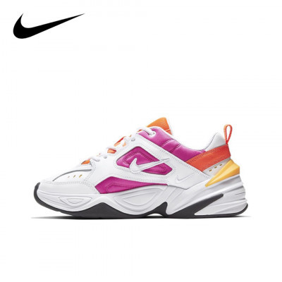 Nike M2K daddy shoes white, orange, 2024 red,