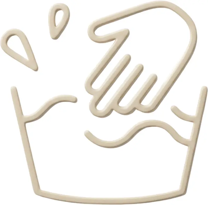 ارشادات العناية والغسيل