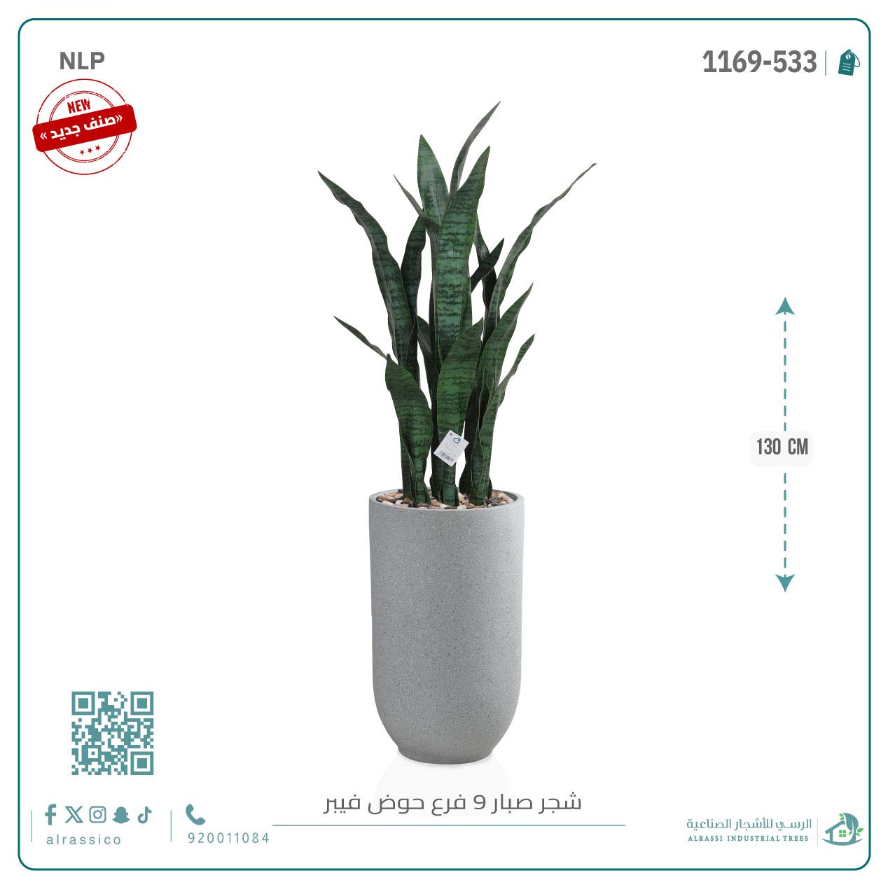  صبار جلد النمر الأخضر بحوض فيبر 