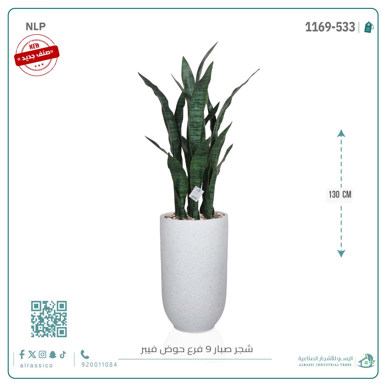  صبار جلد النمر الأخضر بحوض فيبر 