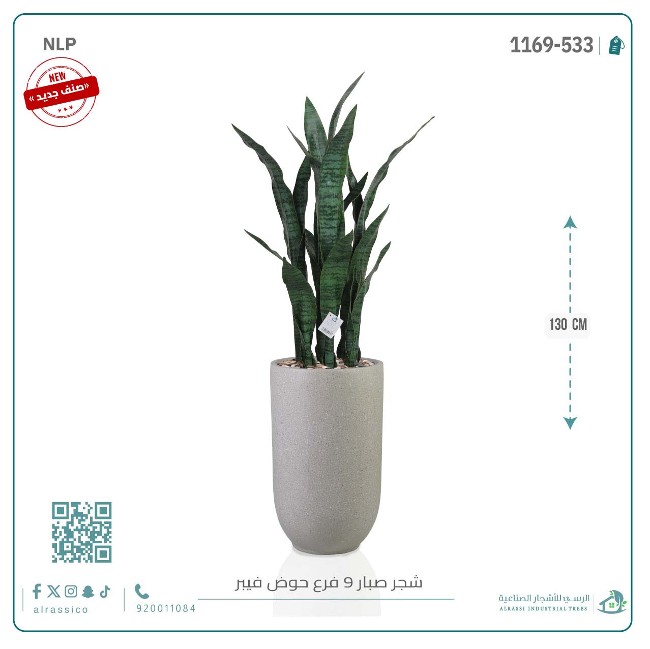  صبار جلد النمر الأخضر بحوض فيبر 
